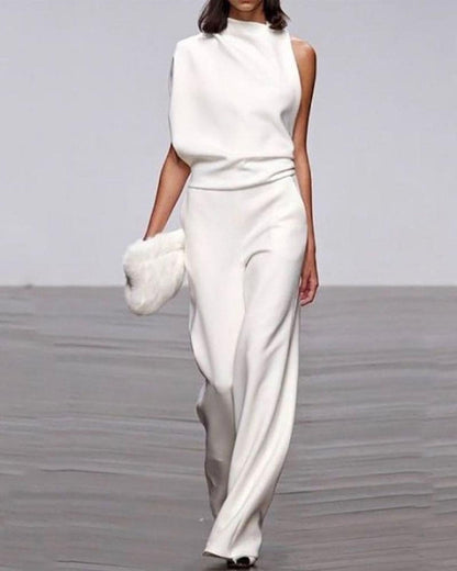 Vivienne | Women's Wide-Leg Elegant Flattering Jumpsuit