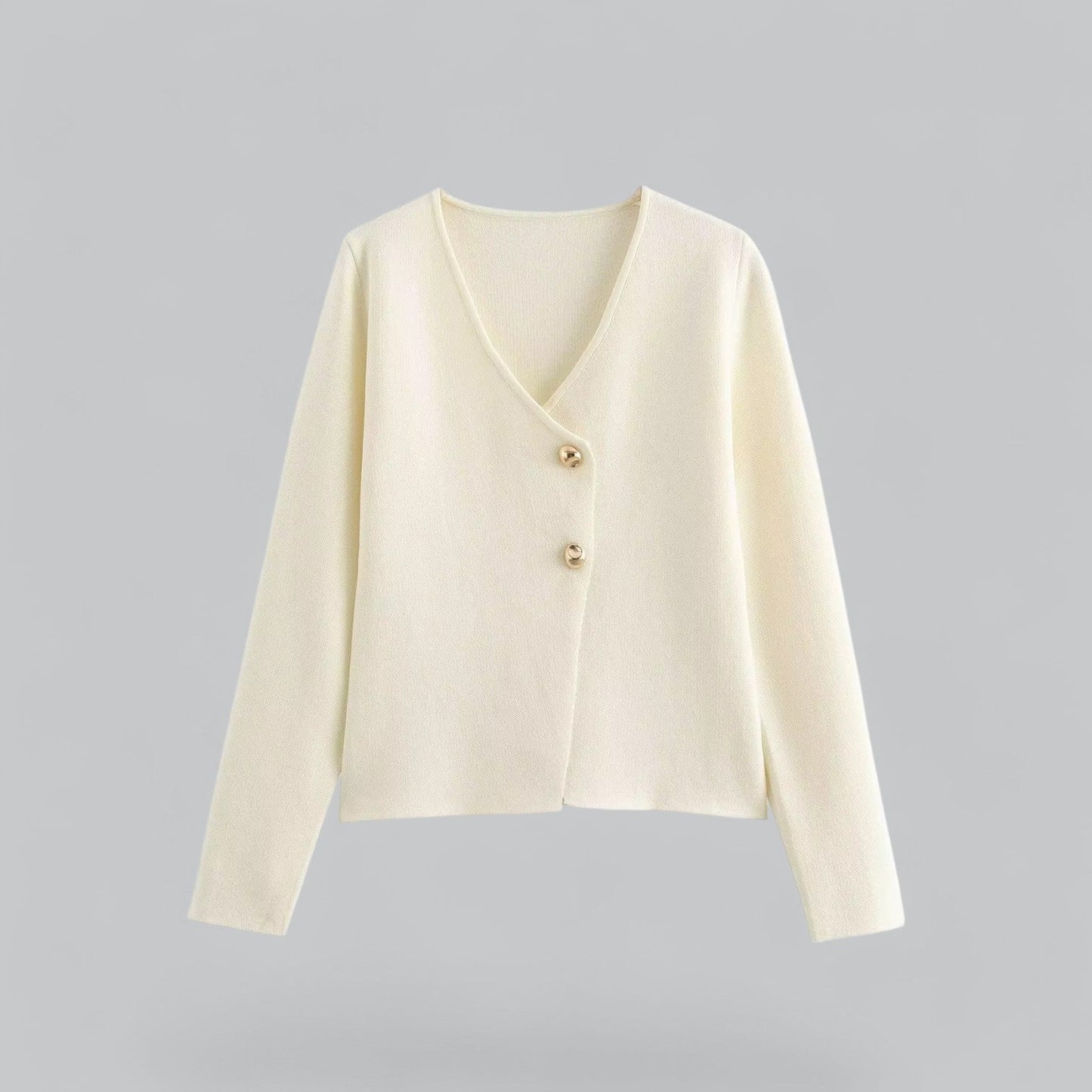 Annika | Women's Spring Minimalist Cardigan with Buttons