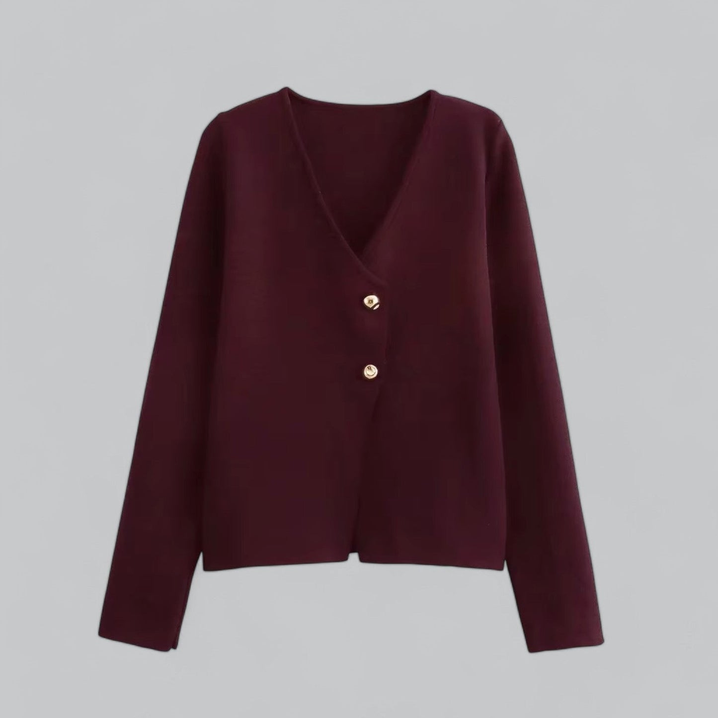 Annika | Women's Spring Minimalist Cardigan with Buttons