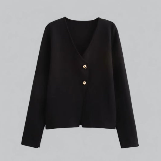Annika | Women's Spring Minimalist Cardigan with Buttons
