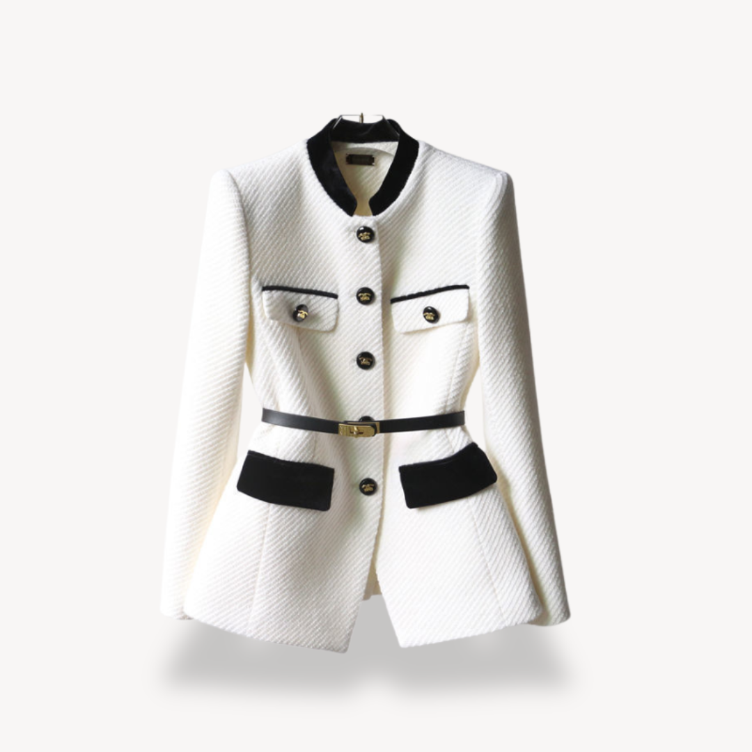 Sarah | Women's Tailored Blazer with Belt and Button-front