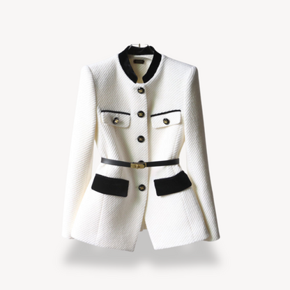 Sarah | Women's Tailored Blazer with Belt and Button-front
