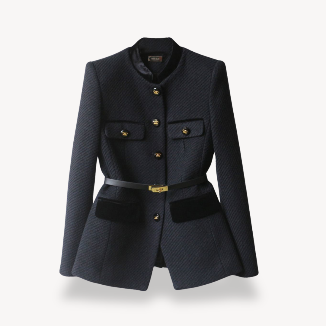 Sarah | Women's Tailored Blazer with Belt and Button-front