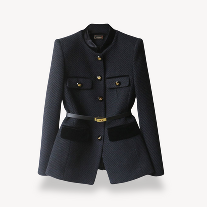 Sarah | Women's Tailored Blazer with Belt and Button-front