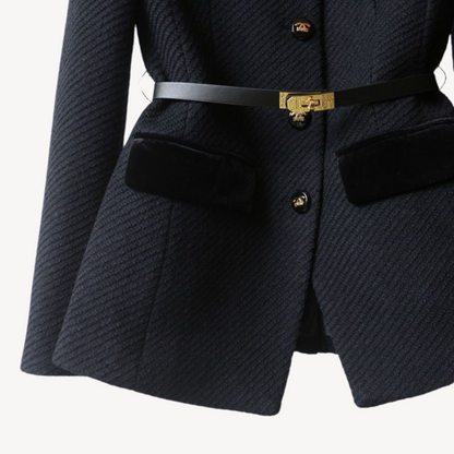 Sarah | Women's Tailored Blazer with Belt and Button-front