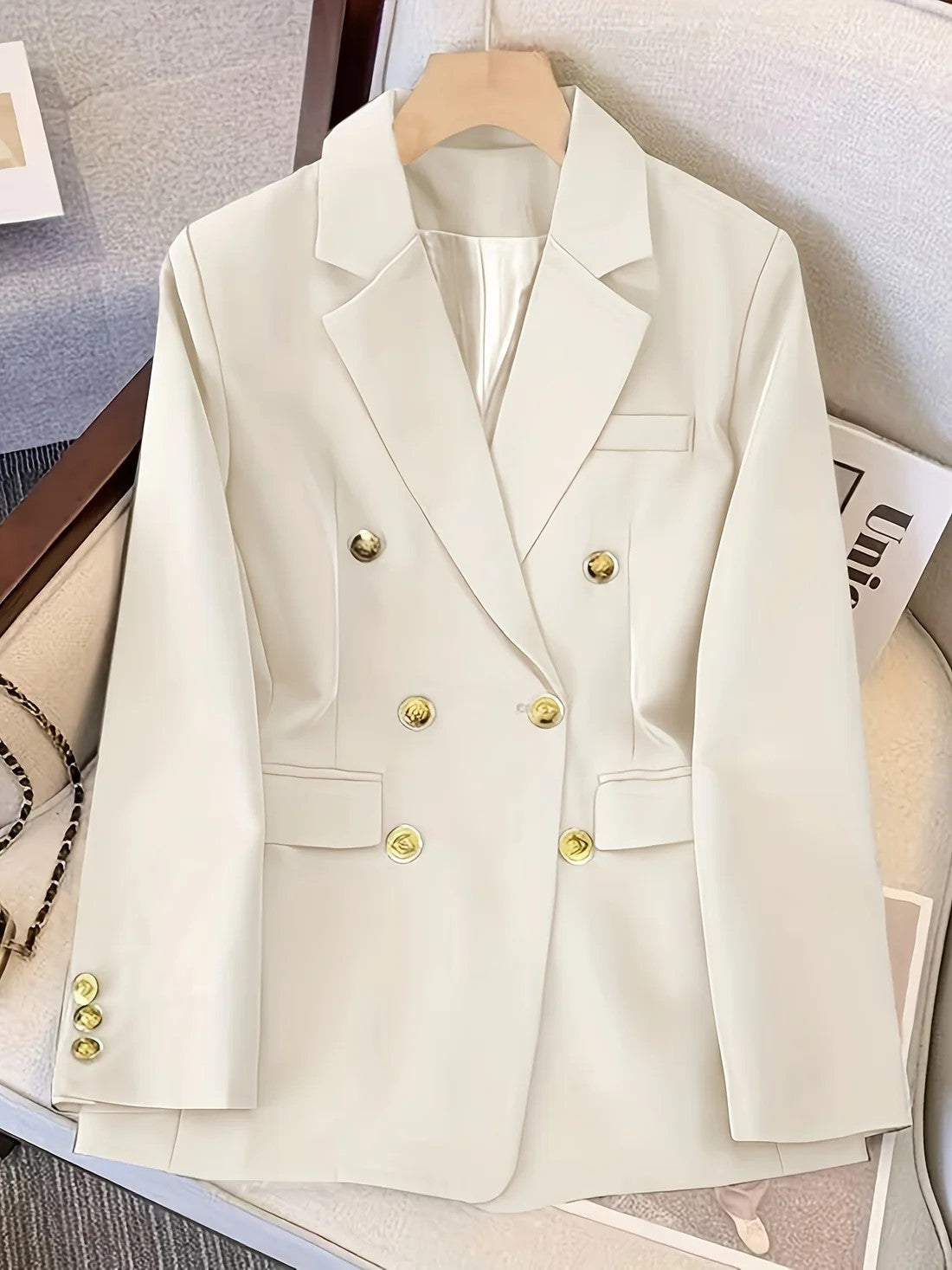 Stefanie | Women's Tailored Double-Breasted Blazer Jacket