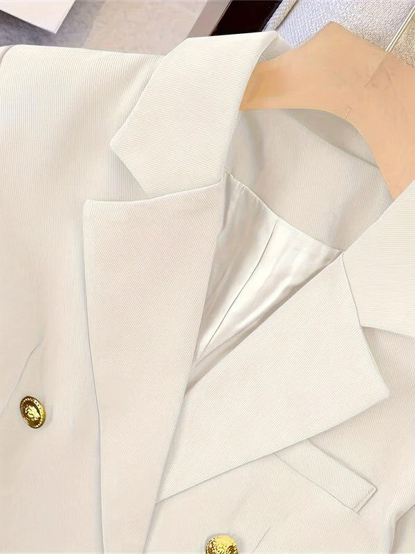 Stefanie | Women's Tailored Double-Breasted Blazer Jacket
