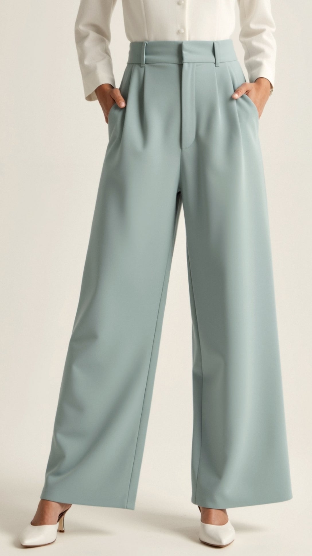 Barbara | Women's Wide-Leg Pants with High Waist