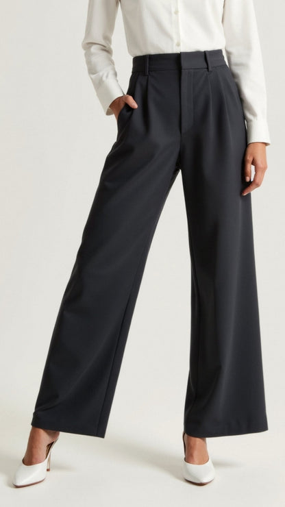 Barbara | Women's Wide-Leg Pants with High Waist