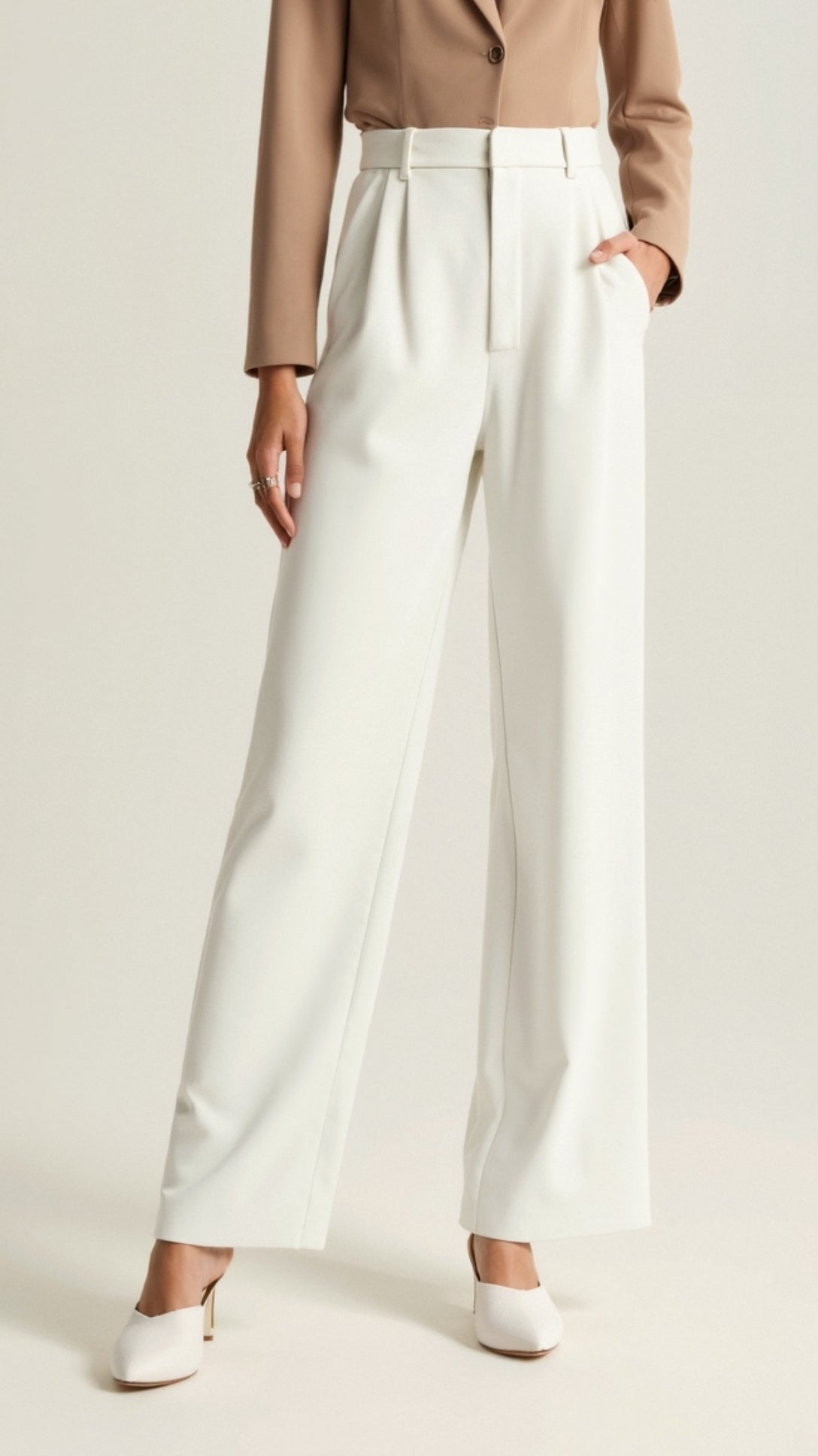 Gabriela | Women's Spring High-Waist Wide Pants