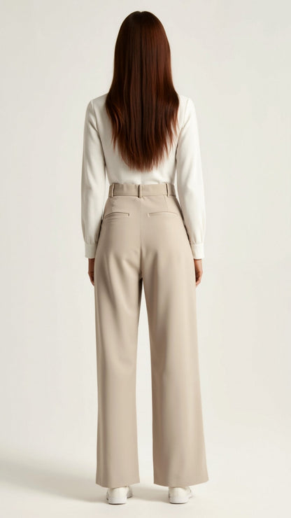 Barbara | Women's Wide-Leg Pants with High Waist