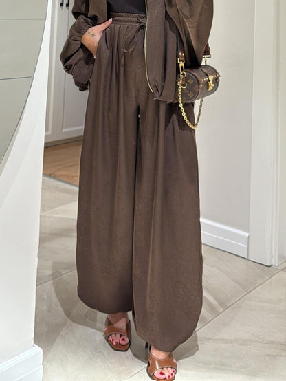 Maribel™ | Jacket + Drawstring Pants Casual Two-piece Suit