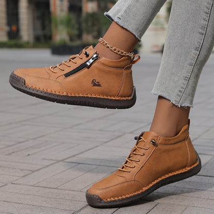 Tegan | Women's Laid-Back Lace-Up Shoes Zip