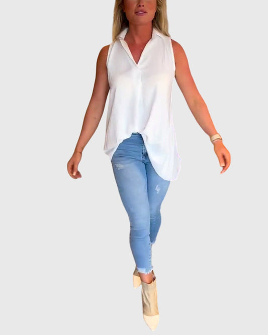 Anisia | Women's Lightweight Casual Sleeveless Top