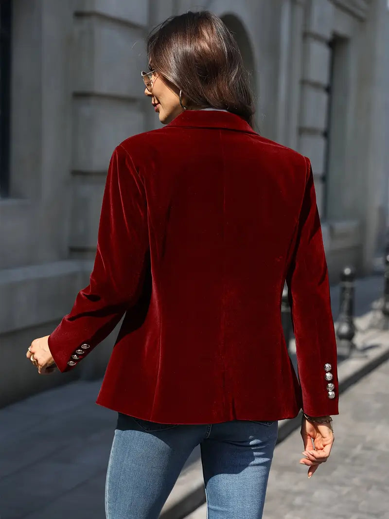 Sabina | Women's Classic Blazer with One-Button-Closure
