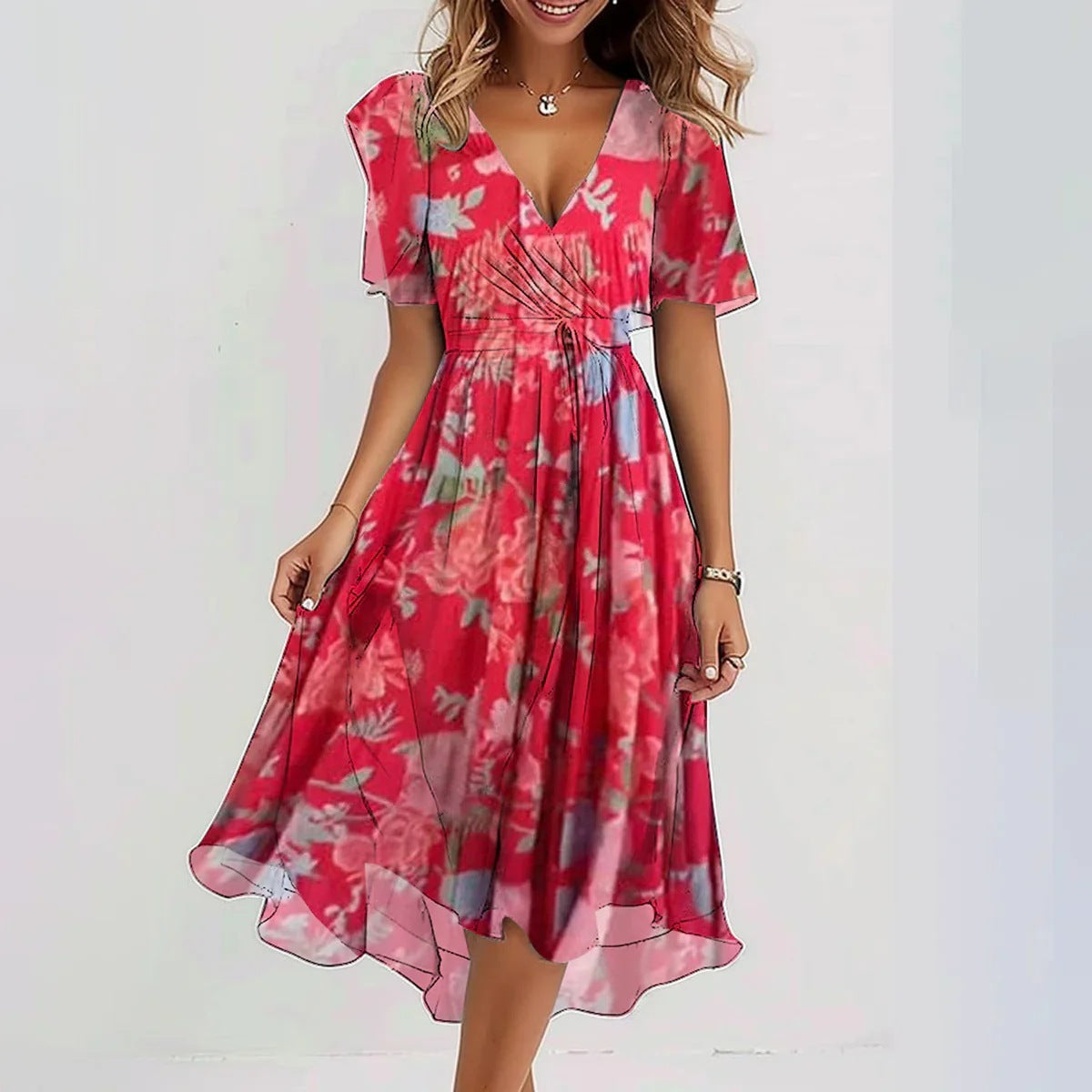 Rossana | Breathable Summer Women's Elegant Dress