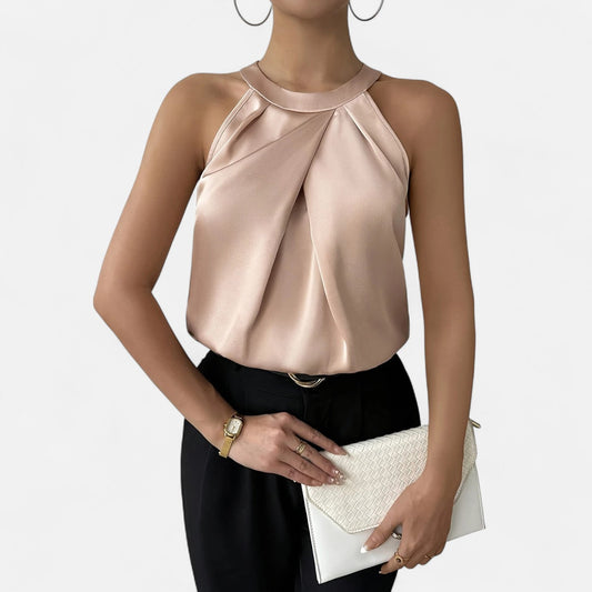 Mia | Women's Satin Lightweight Casual Top