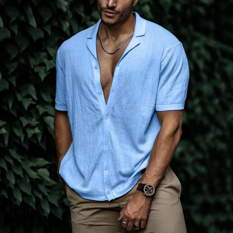 Giorgio | Men’s Short Sleeve Relaxed Button-Up