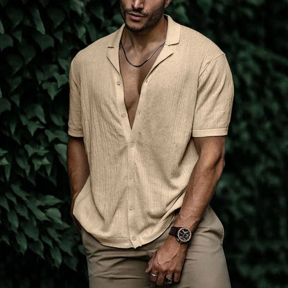 Giorgio | Men’s Short Sleeve Relaxed Button-Up