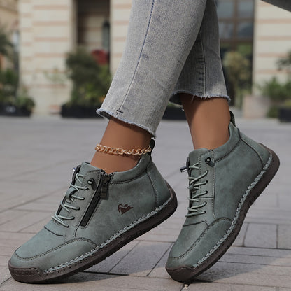 Tegan | Women's Laid-Back Lace-Up Shoes Zip