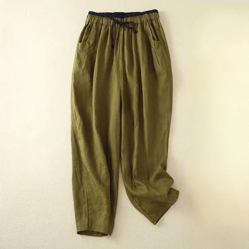 Vivo | Contrast-Waistband Pants