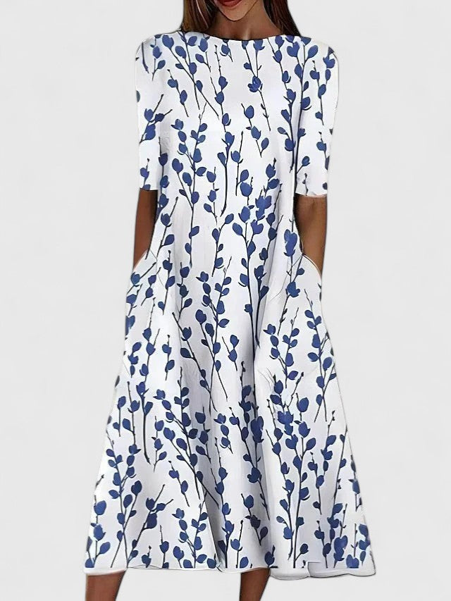 Cristina | Women's Midi Elegant Flattering Dress