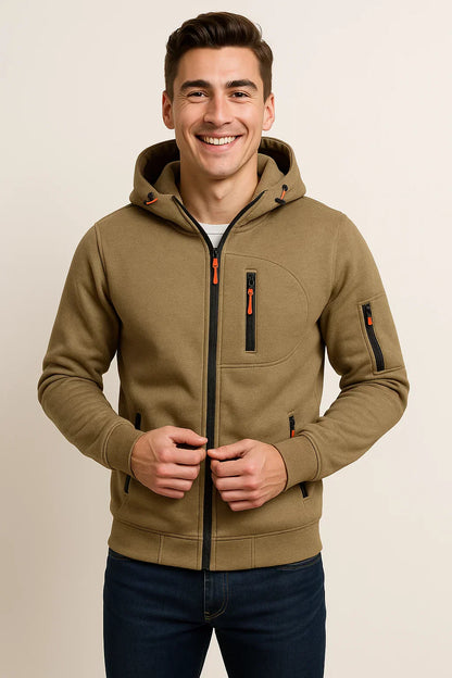 Alexander | Men's Casual Hooded Jacket with Pockets