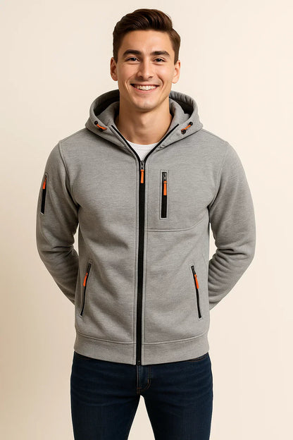 Alexander | Men's Casual Hooded Jacket with Pockets