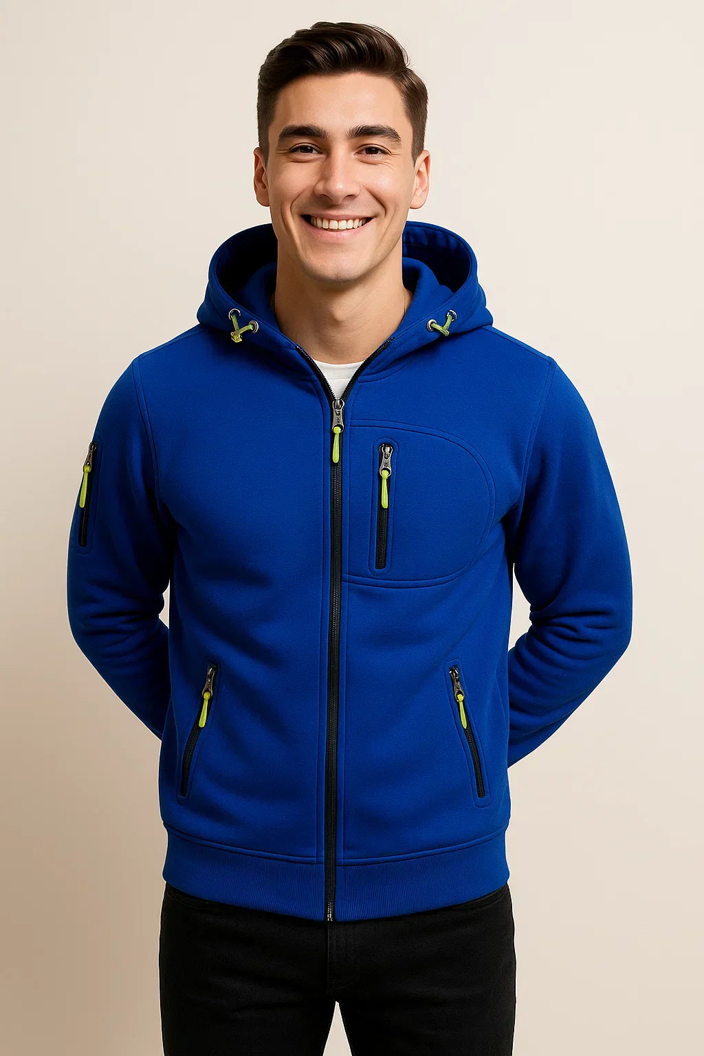 Alexander | Men's Casual Hooded Jacket with Pockets