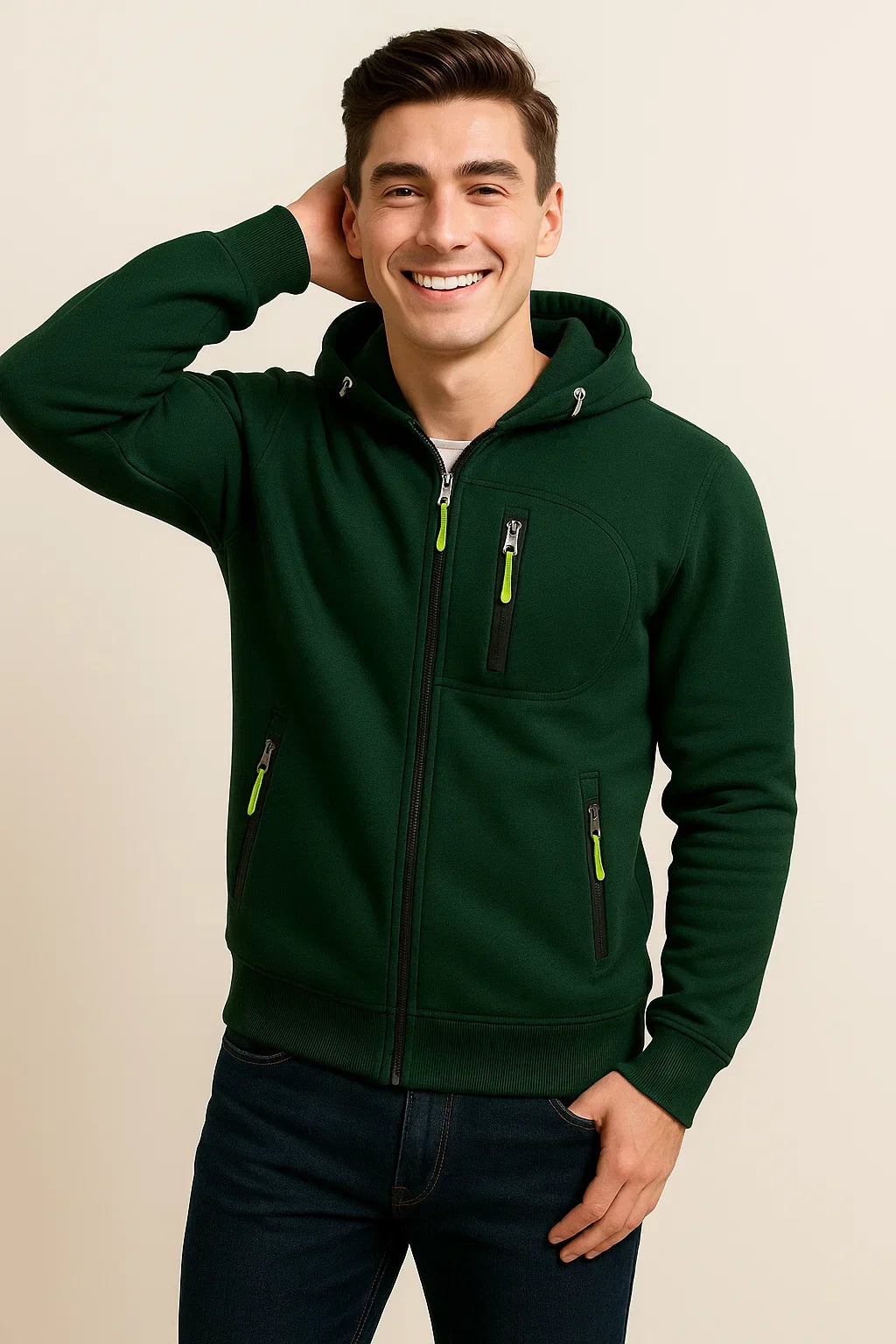 Alexander | Men's Casual Hooded Jacket with Pockets
