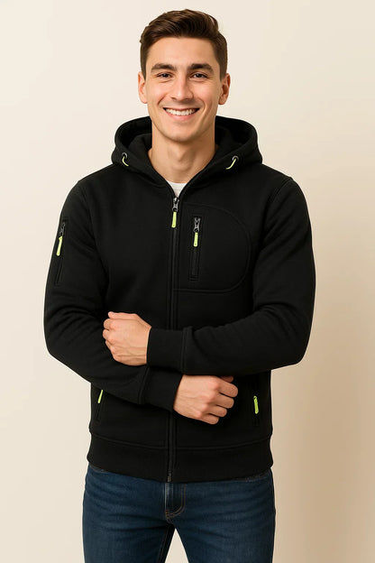 Alexander | Men's Casual Hooded Jacket with Pockets