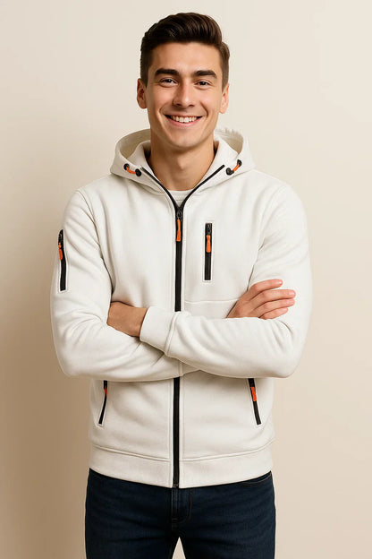 Alexander | Men's Casual Hooded Jacket with Pockets