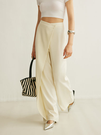 Luna | Asymmetric Wrap-Front Pants