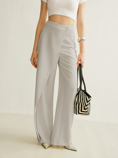 Luna | Asymmetric Wrap-Front Pants