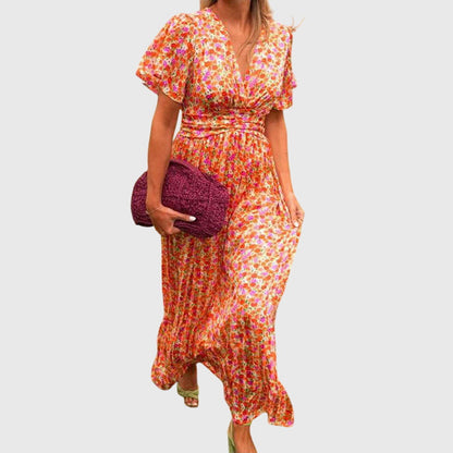 Regina | Women's Breathable Maxi Relaxed Floral Summer Dress