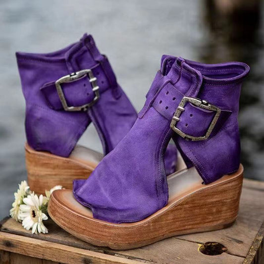 Brunella | Orthopedic Cushioned Wedge Boho Sandal