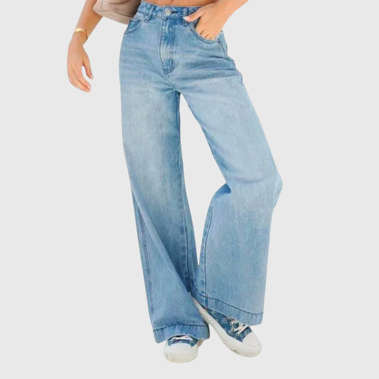 Gabrielle | Women's Denim Relaxed Comfortable Pants