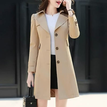 Jacqueline | Women's Stylish Double-Breasted Trench Coat