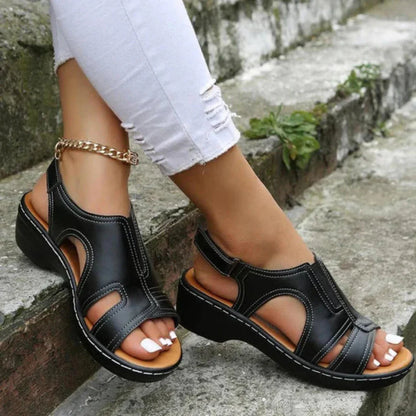Lucas | Women's Spring Cutout Plateau Sandals