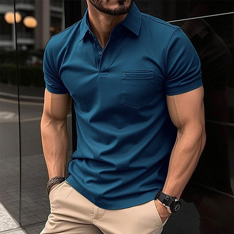 Adriano | Men’s Modern Fit Pocket Polo Shirt