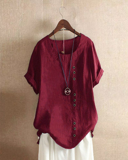 Donna | Women's Relaxed Summer Elegant Blouse