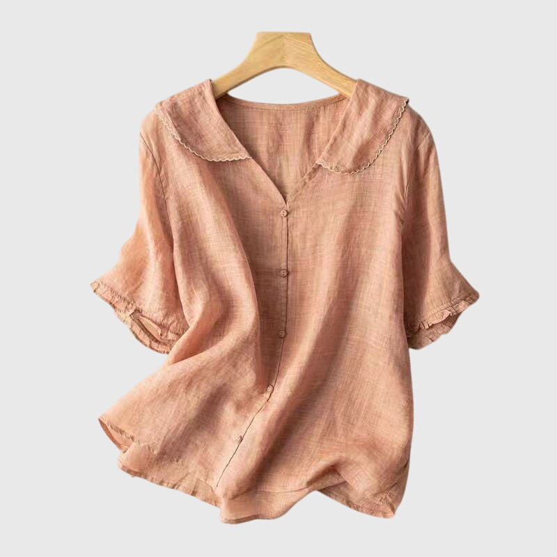 Stephanie | Women's Relaxed Elegant Lightweight Blouse