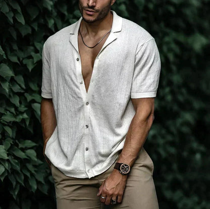Giorgio | Men’s Short Sleeve Relaxed Button-Up