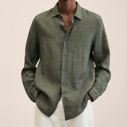 Luca | Men’s Essential Long Sleeve Button-Up