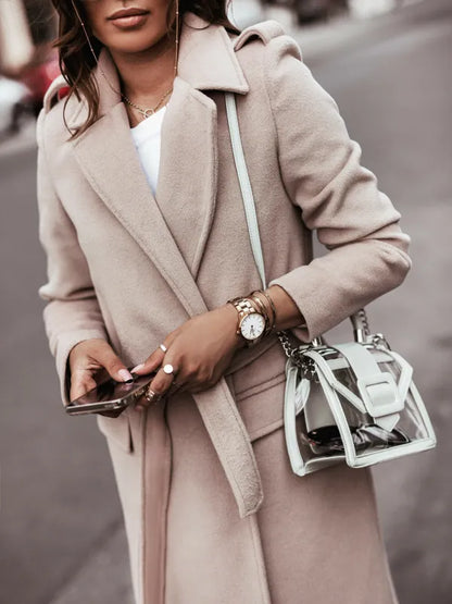 Helene | Women's Long Coat in Casual Street Style