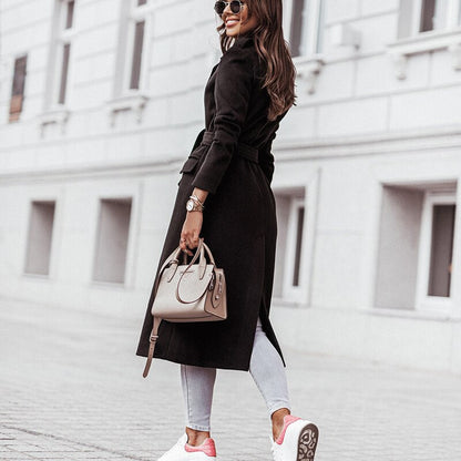 Helene | Women's Long Coat in Casual Street Style