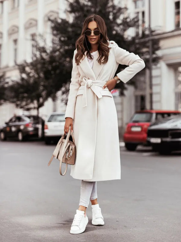 Helene | Women's Long Coat in Casual Street Style