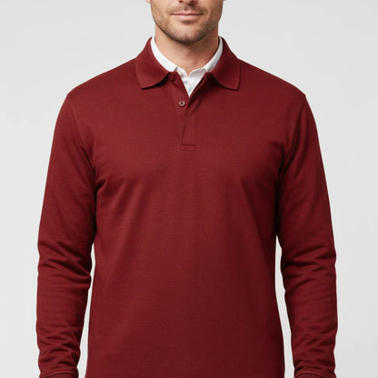 Marco | Men’s Classic Long Sleeve Polo Shirt