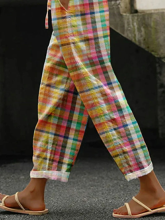Valerie | Timeless Checkered Pants