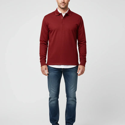 Marco | Men’s Classic Long Sleeve Polo Shirt